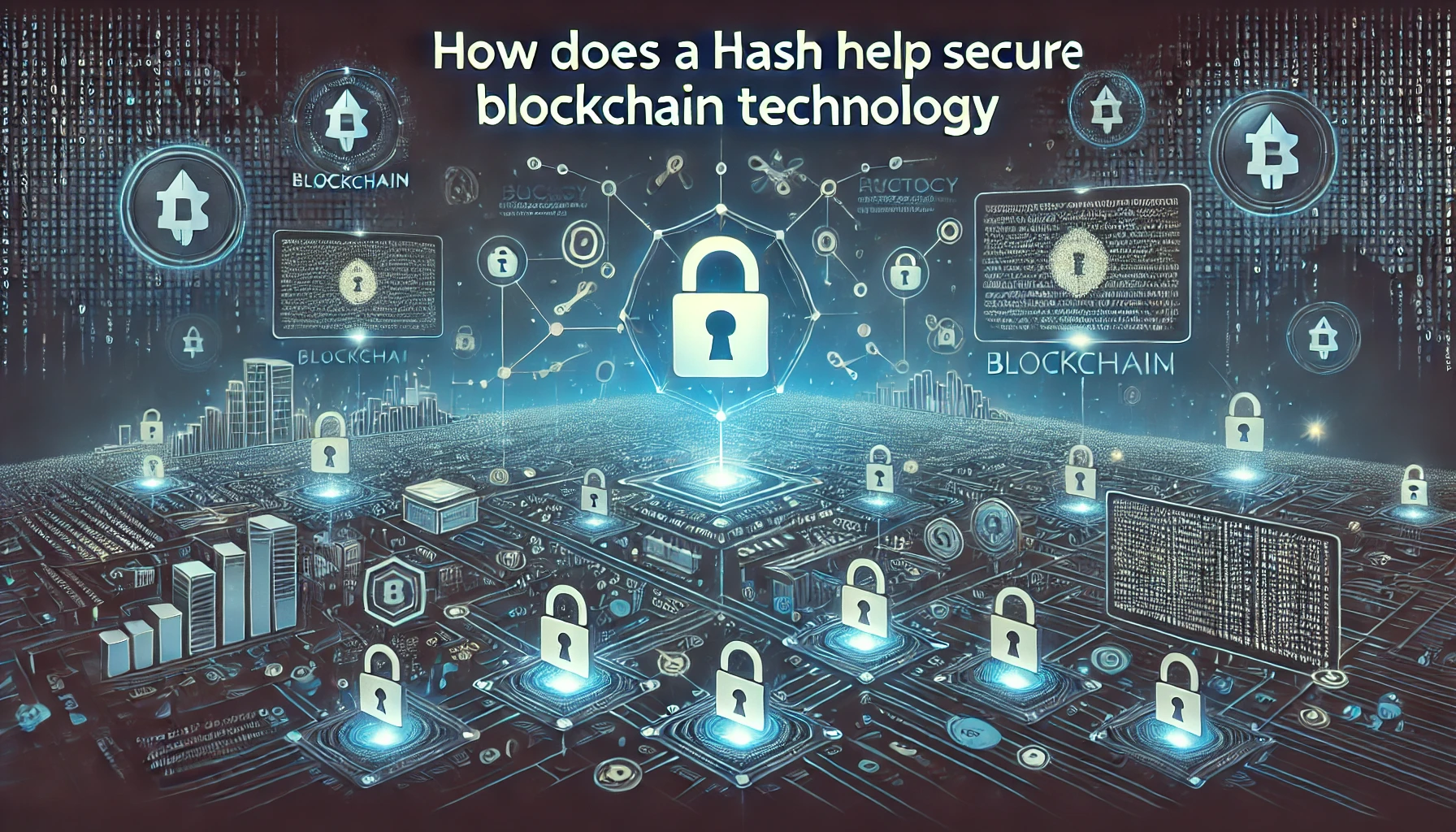 Featured image of an article on How does a hash help secure blockchain Technology