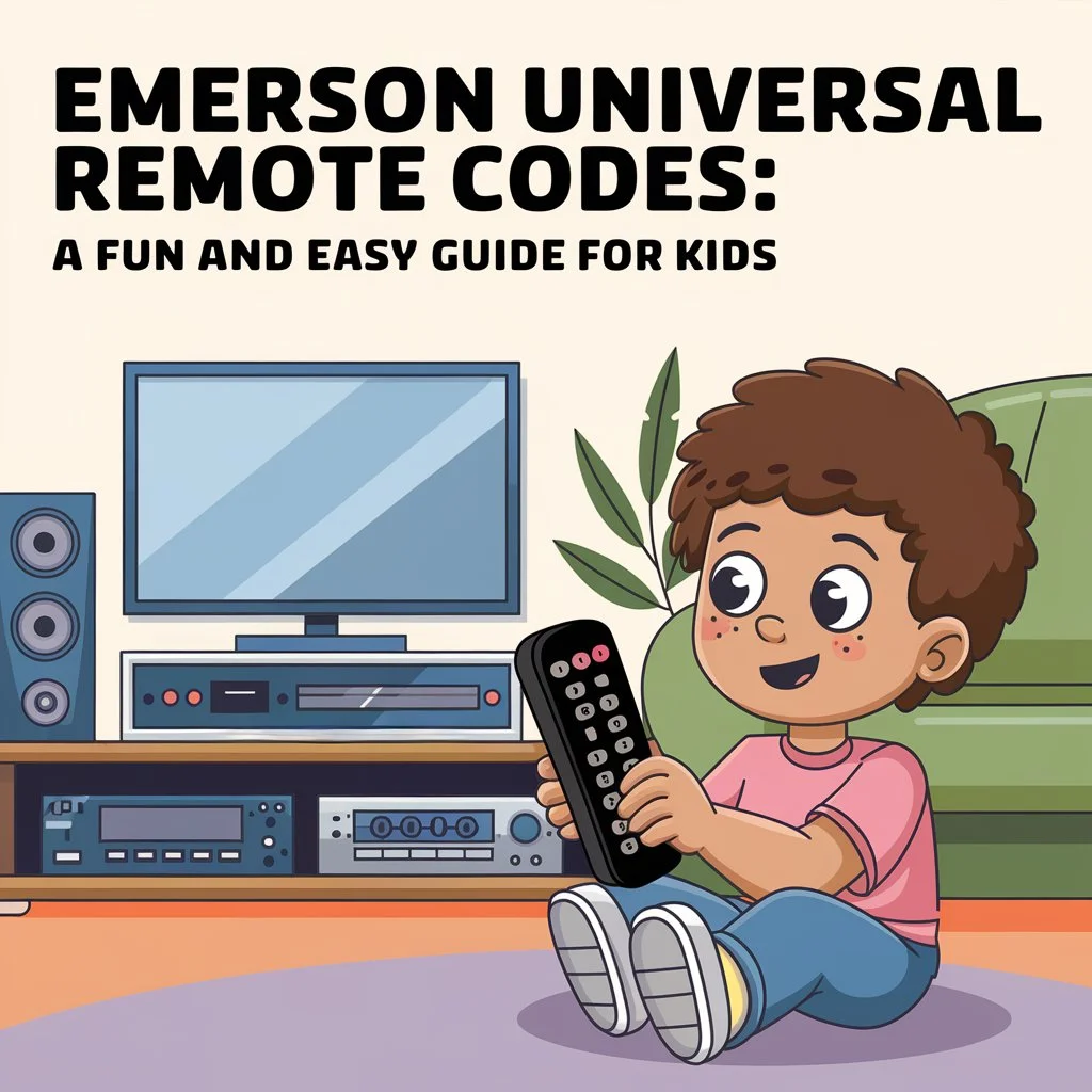 Emerson Universal Remote Codes A Fun and Easy Guide for Kids