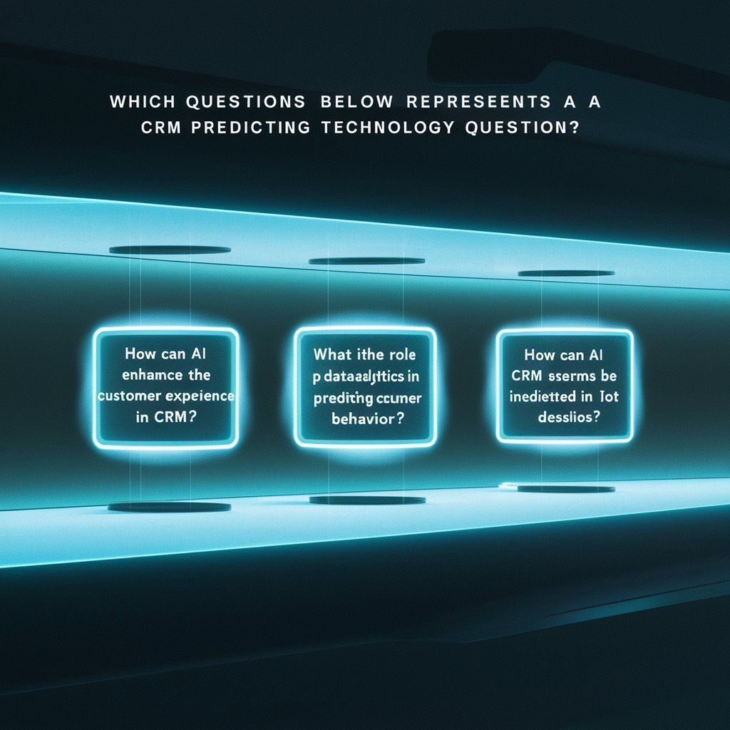 Featured image on article Which Question below represents a crm predicting Technology Question